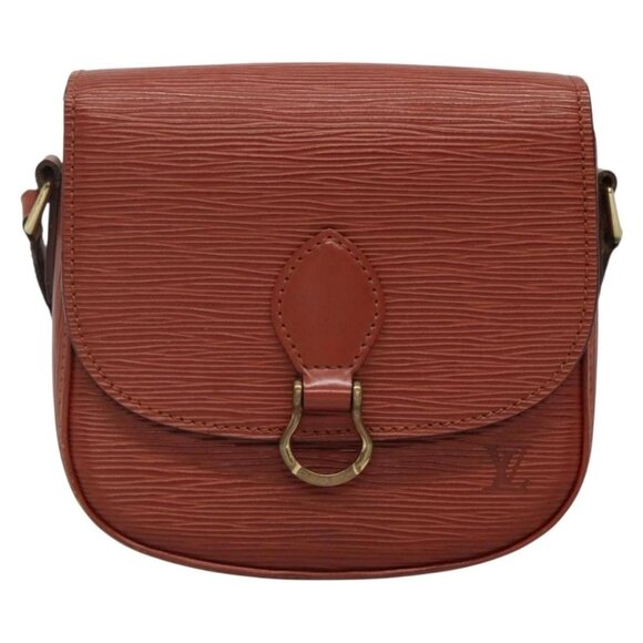 LOUIS VUITTON Epi Saint Cloud PM Shoulder Bag Brown M52213 LV Auth 134622 - Picture 2 of 16